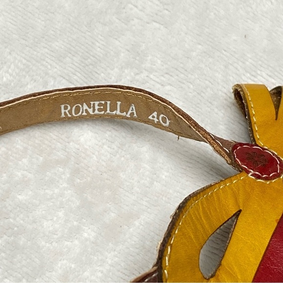 L'Artiste by Spring Step Ronella Multi Strap Leather Wedge Sandals - Picture 13 of 16